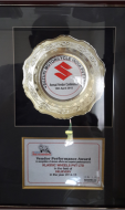 Vendor Performance Award From Suzuki Motorcycle Pvt. Ltd.